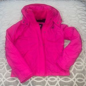 Girls Abercrombie & Fitch Pink Coat XL